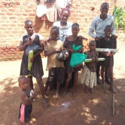 Sharing of foodstuff to vulnerable children in Kaliro